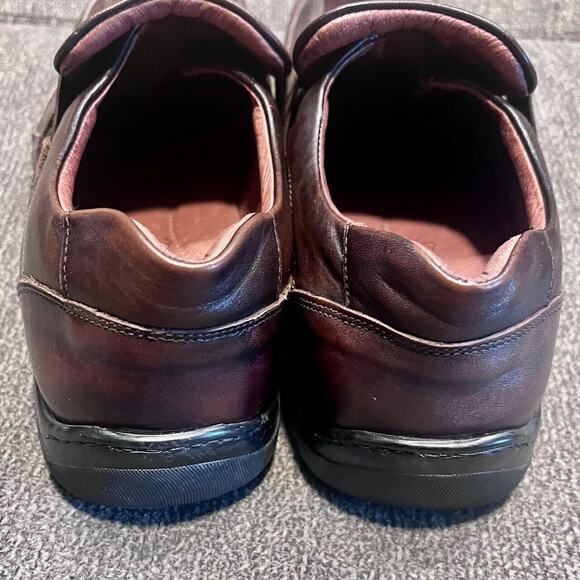 Aldo Brown Loafer Mens 11 Leather Square Toe Slip On Comfort Casual - Picture 6 of 10